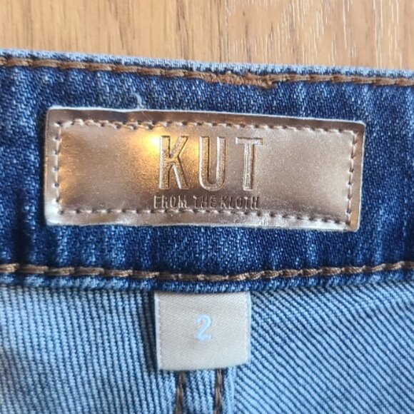 KUT FROM THE KLOTH ASHLEY SLOUCHY BARREL JEANS ANKLE HIGH RISE DENIM sz 2 - Picture 6 of 7